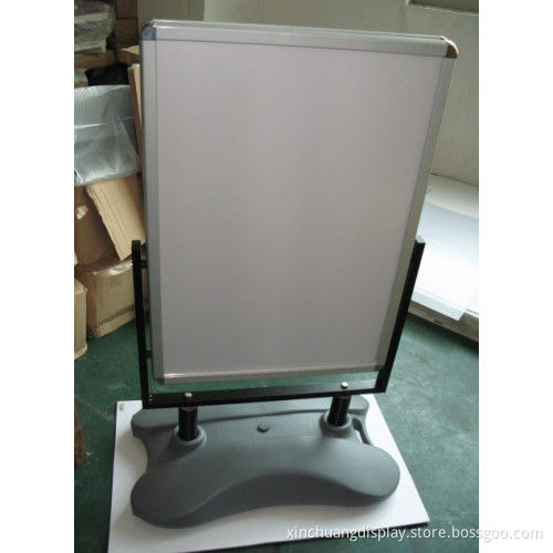 Water base swinger poster holder signs with wheels